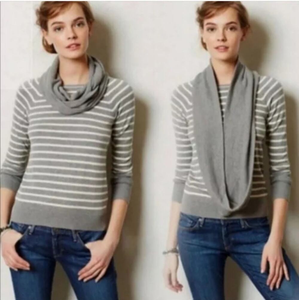 Change of the Moon (Anthropologie) Scarf Sweater